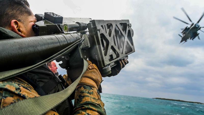 Stinger SAM-Armed Marines Riding In Rubber Rafts Were Featured In Recent Pacific Exercise