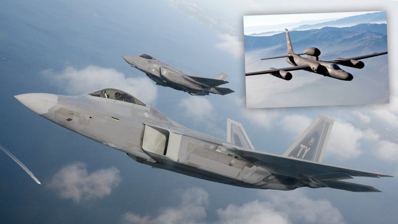 F-22 And F-35 Datalinks Finally Talk Freely With Each Other Thanks To A U-2 Flying Translator