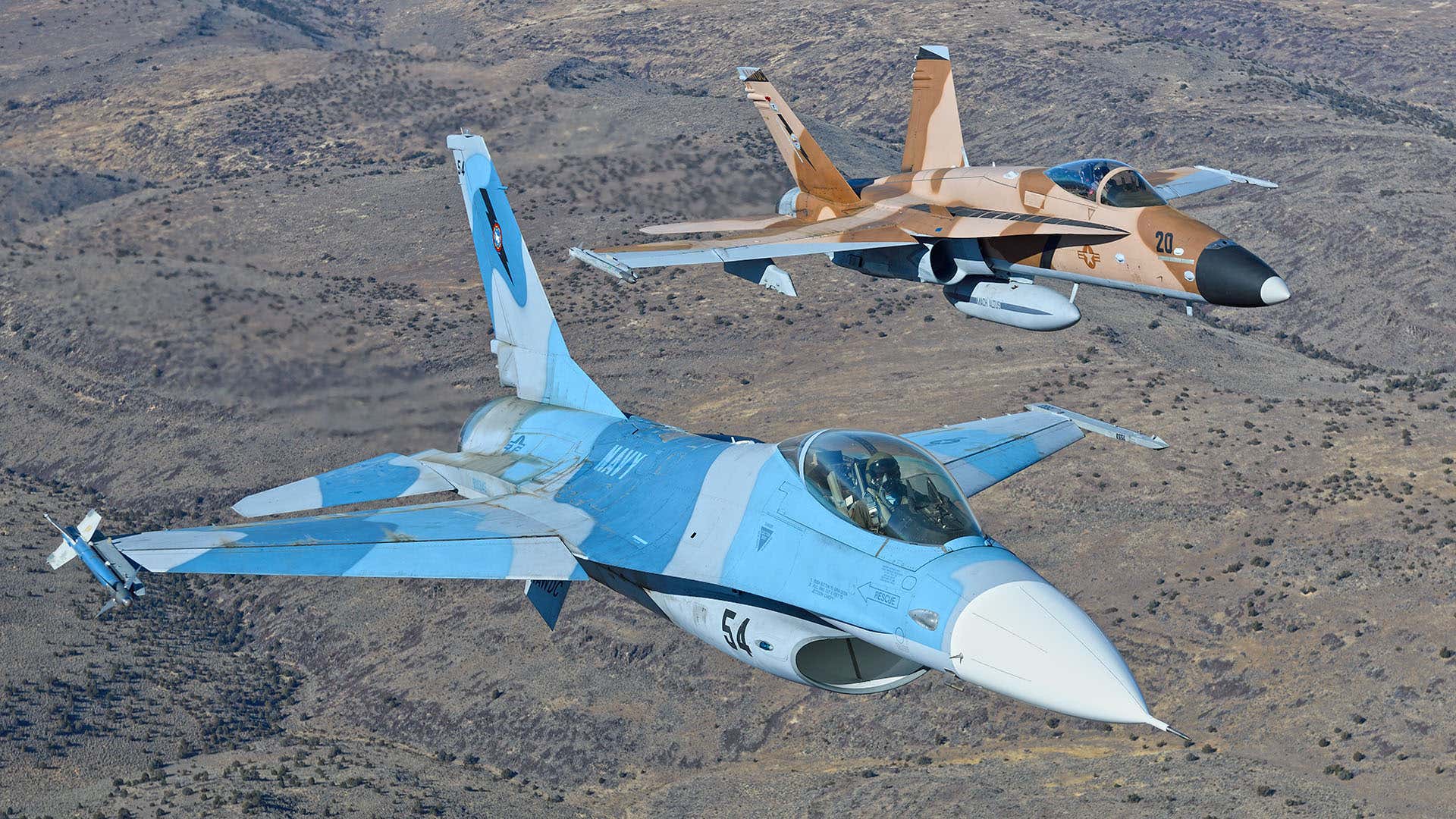 Surplus F-16 Vipers Eyed To Replace Navy Aggressor Squadron's