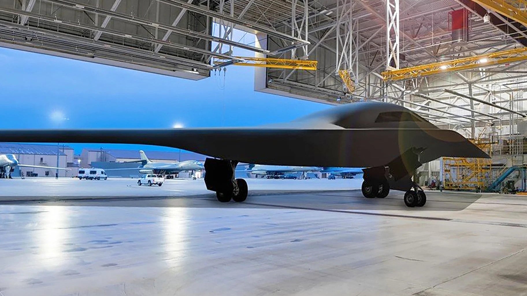 B-21 Ground Test Airframes Join Flying Pre-Production Raider