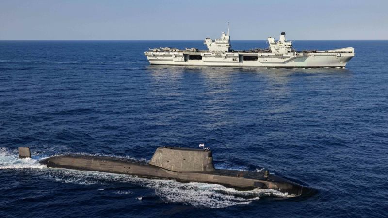 British And Chinese Aircraft Carriers Both Underway In The Tense South China Sea (Updated)