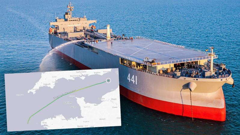 Iranian Navy Ships Enter The English Channel