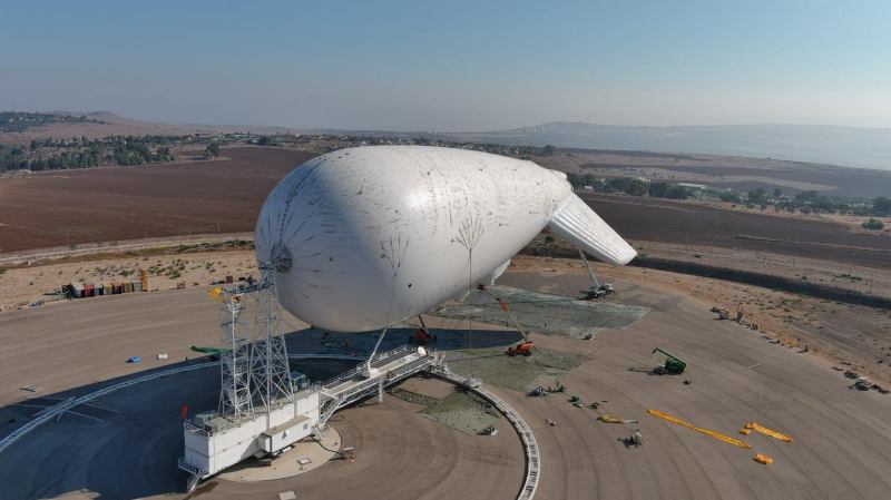 Israel Begins Testing Giant Radar Blimp For Spotting Low-Flying Missiles