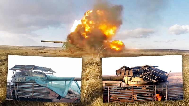 Ukrainian Troops Test Javelin Missile Against Russian Cage-Style Improvised Tank Armor