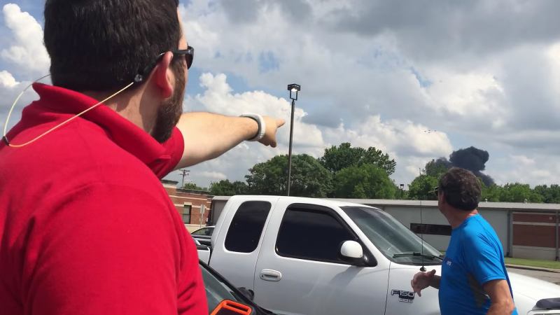 New Video Appears To Show Deadly Blue Angels Crash In Tennessee